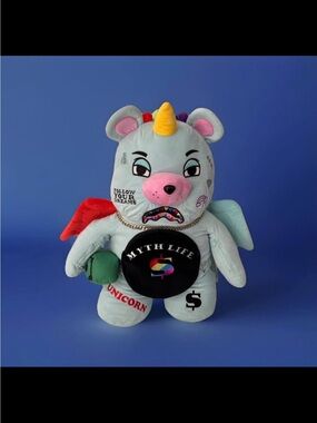 Sprayground Myth Life Money Bear Unicorn🦄 Backpack- Follow Your Dreams NWOT RARE